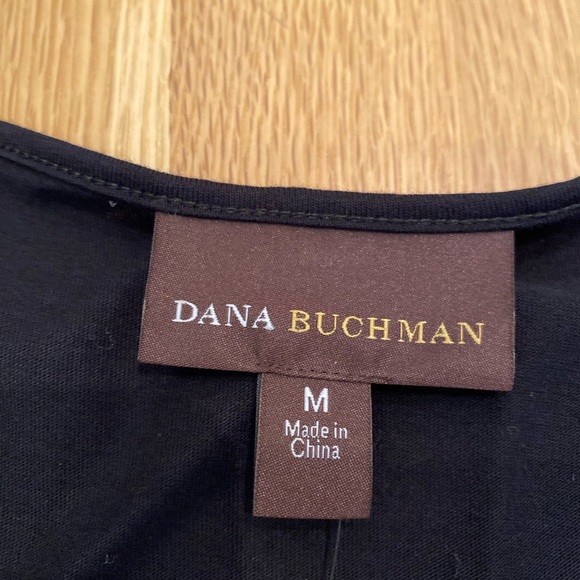 Dana Buchman Womens Sequined White Gray Tank Top w Black / NWT/Size M - Picture 5 of 9